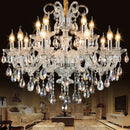 GobekUsa Crystal Chandelier: Luxury Modern Light Fixture for Living Room - Lustres de Cristal