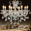GobekUsa Crystal Chandelier: Luxury Modern Light Fixture for Living Room - Lustres de Cristal