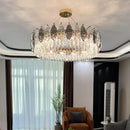 GobekUsa Crystal Chandelier: Luxury Modern Lighting for Living Room, Bedroom, Kitchen