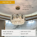 GobekUsa Crystal Chandelier: Luxury Modern Lighting for Living Room, Bedroom, Kitchen
