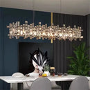 GobekUsa Crystal Chandelier: Luxury Modern Lighting for Living Room, Dining Room, Office, Villa