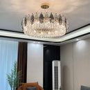 GobekUsa Crystal Chandelier: Luxury Modern Lighting for Living Room, Bedroom, Kitchen