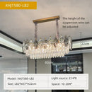 GobekUsa Crystal Chandelier: Luxury Modern Lighting for Living Room, Bedroom, Kitchen