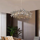 GobekUsa Crystal Chandelier: Luxury Modern Lighting for Living Room, Dining Room, Office, Villa
