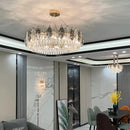 GobekUsa Crystal Chandelier: Luxury Modern Lighting for Living Room, Bedroom, Kitchen