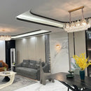 GobekUsa Crystal Chandelier: Luxury Modern Lighting for Living Room, Bedroom, Kitchen
