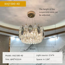 GobekUsa Crystal Chandelier: Luxury Modern Lighting for Living Room, Bedroom, Kitchen