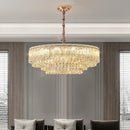 GobekUsa Crystal Chandelier: Luxury Modern Room Lighting for Living Room, Dining Room, Bedroom