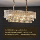 GobekUsa Crystal Chandelier: Luxury Modern Room Lighting for Living Room, Dining Room, Bedroom