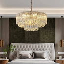 GobekUsa Crystal Chandelier: Luxury Modern Room Lighting for Living Room, Dining Room, Bedroom