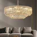 GobekUsa Crystal Chandelier: Luxury Modern Room Lighting for Living Room, Dining Room, Bedroom