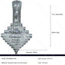 GobekUsa Crystal Chandelier: Luxury Modern Staircase & Living Room, Hotel & Villa Lighting