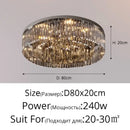 GobekUsa Crystal Chandelier: Luxury Nordic Ceiling Light for Home Interior Decoration