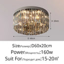 GobekUsa Crystal Chandelier: Luxury Nordic Ceiling Light for Home Interior Decoration
