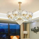 GobekUsa Crystal Chandelier: Luxury Nordic Home Lamps for Living Room, Bedroom, Dining & Study
