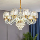 GobekUsa Crystal Chandelier: Luxury Nordic Home Lamps for Living Room, Bedroom, Dining & Study