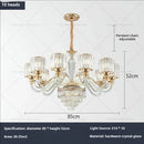 GobekUsa Crystal Chandelier: Luxury Nordic Home Lamps for Living Room, Bedroom, Dining & Study