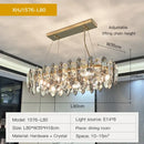 GobekUsa Crystal Chandelier: Luxury Nordic Post-modern Design for Living Room, Bedroom, Dining Room