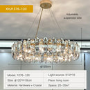 GobekUsa Crystal Chandelier: Luxury Nordic Post-modern Design for Living Room, Bedroom, Dining Room