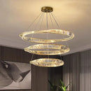 GobekUsa Crystal Chandelier: Luxury Pendant Lamp for Living Room and Bedroom