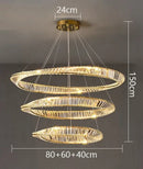GobekUsa Crystal Chandelier: Luxury Pendant Lamp for Living Room and Bedroom