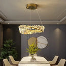 GobekUsa Crystal Chandelier: Luxury Pendant Lamp for Living Room and Bedroom