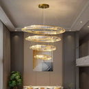 GobekUsa Crystal Chandelier: Luxury Pendant Lamp for Living Room and Bedroom