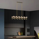 GobekUsa Crystal Chandelier Luxury Pendant Light for Living and Dining Room