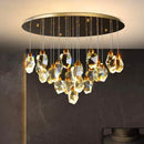 GobekUsa Crystal Chandelier: Luxury Pendant Light for Living and Dining Room