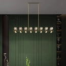 GobekUsa Crystal Chandelier Luxury Pendant Light for Living and Dining Room