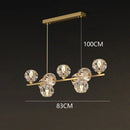 GobekUsa Crystal Chandelier | Luxury Pendant Light for Living and Dining Room