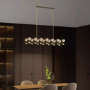 GobekUsa Crystal Chandelier Luxury Pendant Light for Living and Dining Room