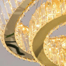 GobekUsa Crystal Chandelier: Luxury Pendant Lighting for Living Room, Staircase & Ceiling