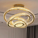 GobekUsa Crystal Chandelier: Luxury Pendant Lighting for Living Room, Staircase & Ceiling