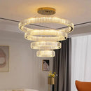 GobekUsa Crystal Chandelier: Luxury Pendant Lighting for Living Room, Staircase & Ceiling