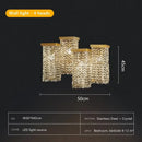 GobekUsa Crystal Chandelier: Modern 3D Rectangular Island Lighting for Bar, Hotel, Restaurant