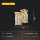 GobekUsa Crystal Chandelier: Modern 3D Rectangular Island Lighting for Bar, Hotel, Restaurant