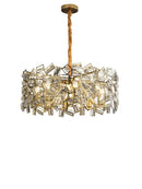 GobekUsa Crystal Chandelier: Modern Bedroom Lighting Fixture for Home Decoration