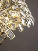 GobekUsa Crystal Chandelier: Modern Bedroom Lighting Fixture for Home Decoration