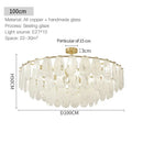 GobekUsa Crystal Chandelier: Modern Brass Luxury for Living Room & Bedroom