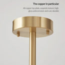 GobekUsa Crystal Chandelier: Modern Brass Luxury for Living Room & Bedroom