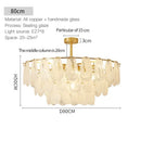 GobekUsa Crystal Chandelier: Modern Brass Luxury for Living Room & Bedroom