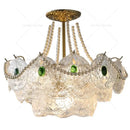 GobekUsa Crystal Chandelier: Modern Chic Pearl Light for Elegant Home Decor