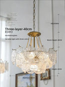 GobekUsa Crystal Chandelier: Modern Chic Pearl Light for Elegant Home Decor