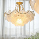GobekUsa Crystal Chandelier: Modern Chic Pearl Light for Elegant Home Decor