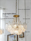 GobekUsa Crystal Chandelier: Modern Chic Pearl Light for Elegant Home Decor
