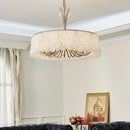GobekUsa Crystal Chandelier: Modern Clear Glass Pendant Lamp for Villa Hall and Bedroom