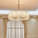 GobekUsa Crystal Chandelier: Modern Clear Glass Pendant Lamp for Villa Hall and Bedroom