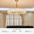 GobekUsa Crystal Chandelier: Modern Clear Glass Pendant Lamp for Villa Hall and Bedroom