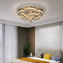 GobekUsa Crystal Chandelier: Modern Dimmable LED Pendant Light for Living & Dining Rooms